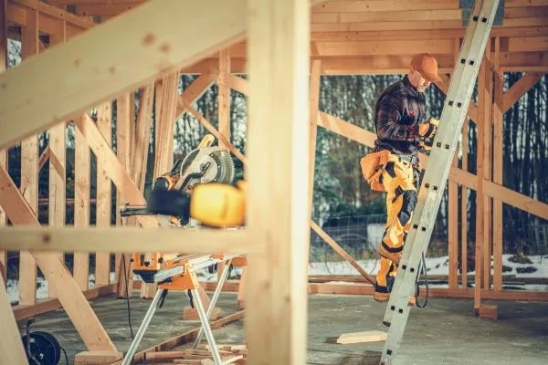 deck contractor working on a deck additions & extensions