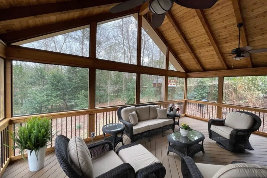 Screened-in Porch on Deck